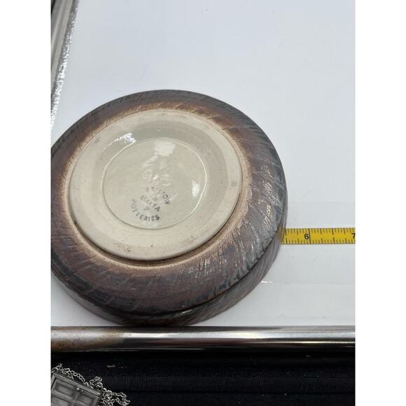 Vintage 1970s Catchall Bowl Ashtray Bristow Potteries Studio Pottery Malta‎ - Picture 9 of 12
